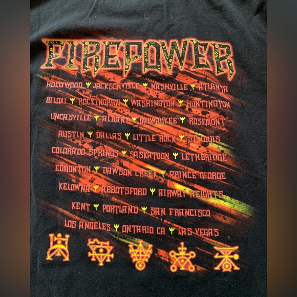 Judas Priest 2018 Concert T Shirt XL - Picture 5 of 5